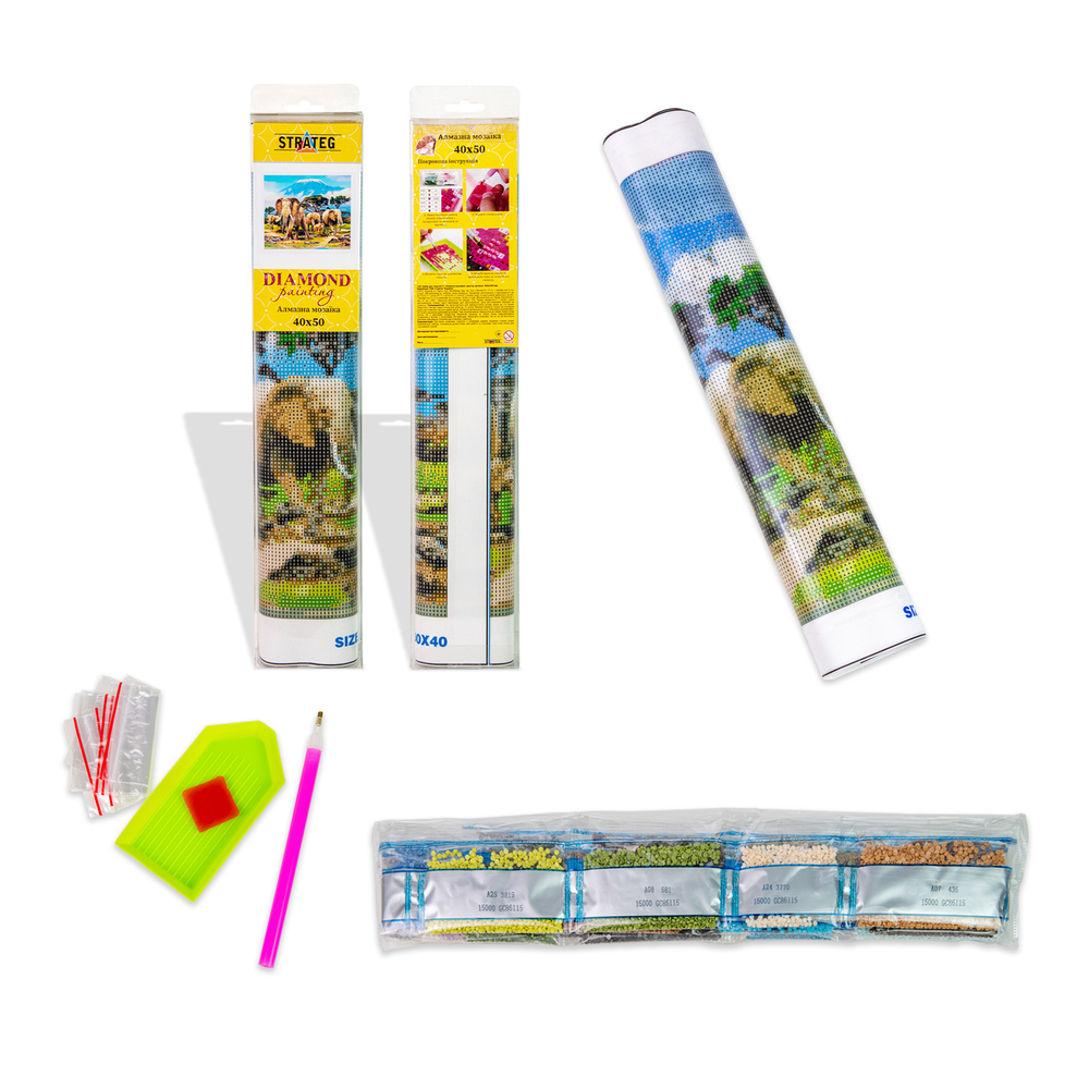 Фото, Відеоогляди алмазна мозаїка strateg преміум донська ікона божої матері  без підрамника розміром 40х50 см  (gc70476)