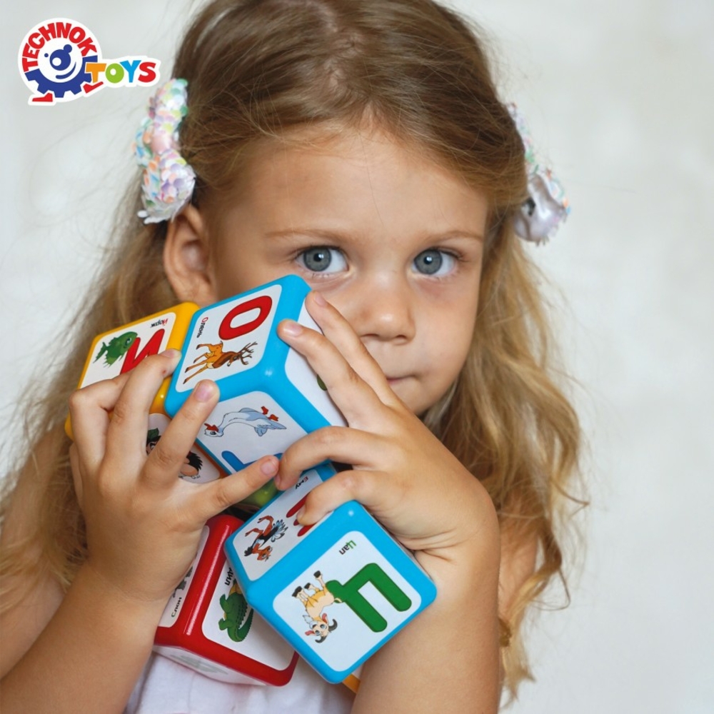 Фото, Відеоогляди іграшка кубики "абетка + арифметика технок", арт.8843