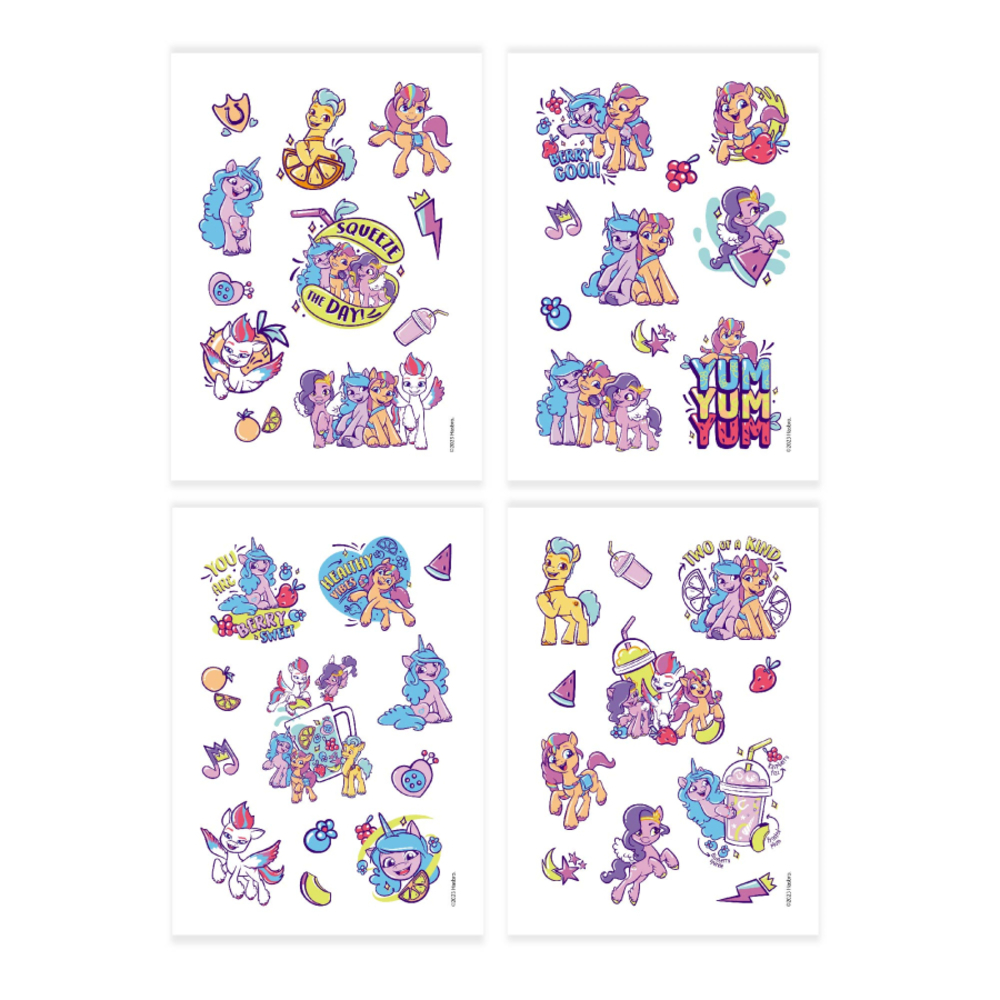 Фото, Відеоогляди набір дитячих тимчасових татуювань dodo my little pony друзі