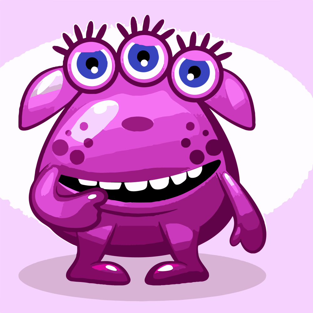 Фото, Відеоогляди картина за номерами strateg преміум рожевий монстрик з лаком та з рівнем розміром 30х30 см (es-0810)