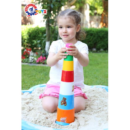 Фото, Видеообзоры іграшка пірамідка "пасочки з відром технок", арт.2049