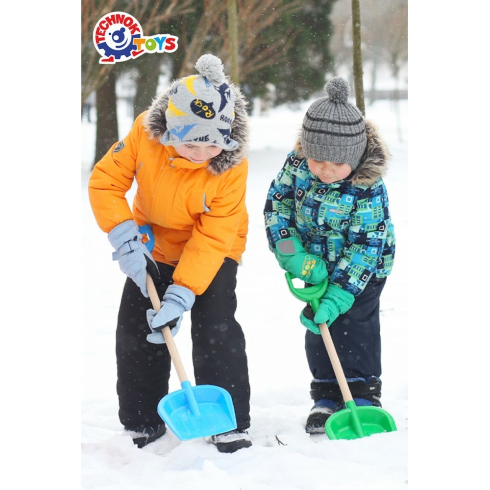 Фото, Видеообзоры іграшка "лопатка велика з дерев'яною ручкою технок", арт.2902