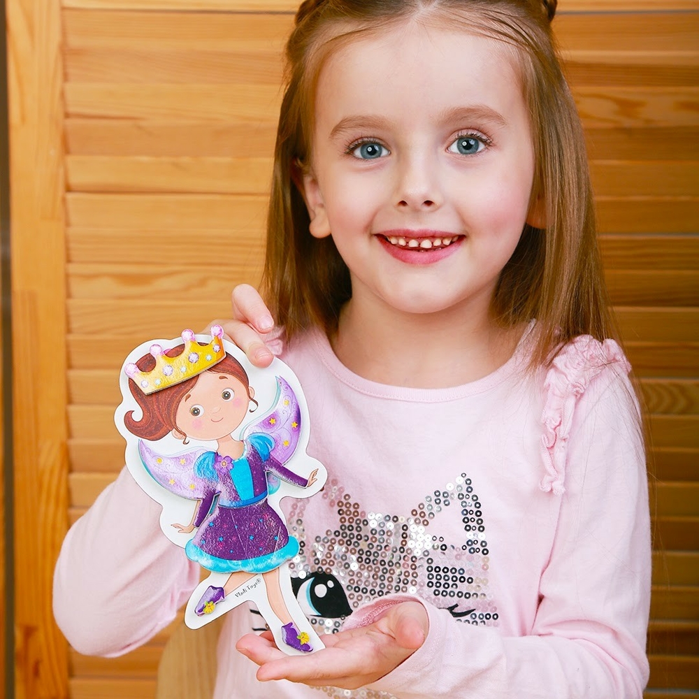 Фото, Відеоогляди гра магнітна одягалка «фея» в папці vladi toys vt3204-28