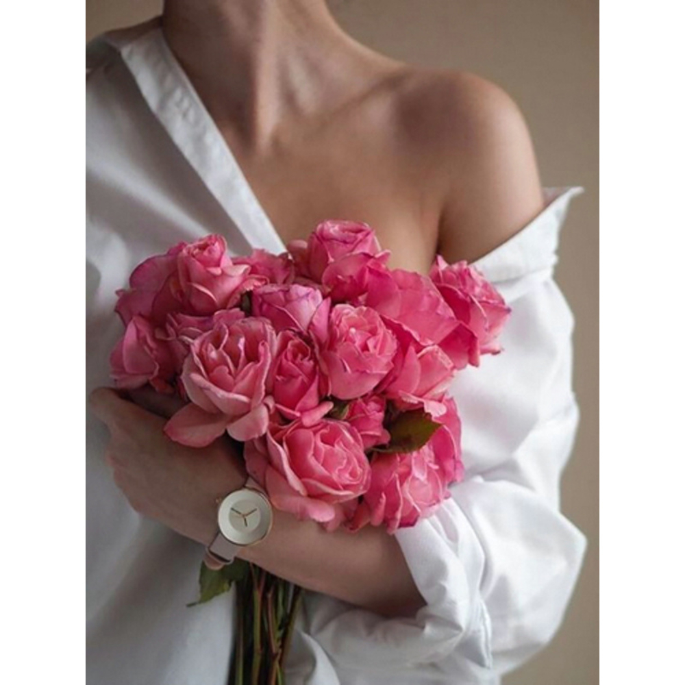 Фото, Відеоогляди алмазна мозаїка strateg преміум найкращий ранок  без підрамника розміром 40х50 см  (gc85925)