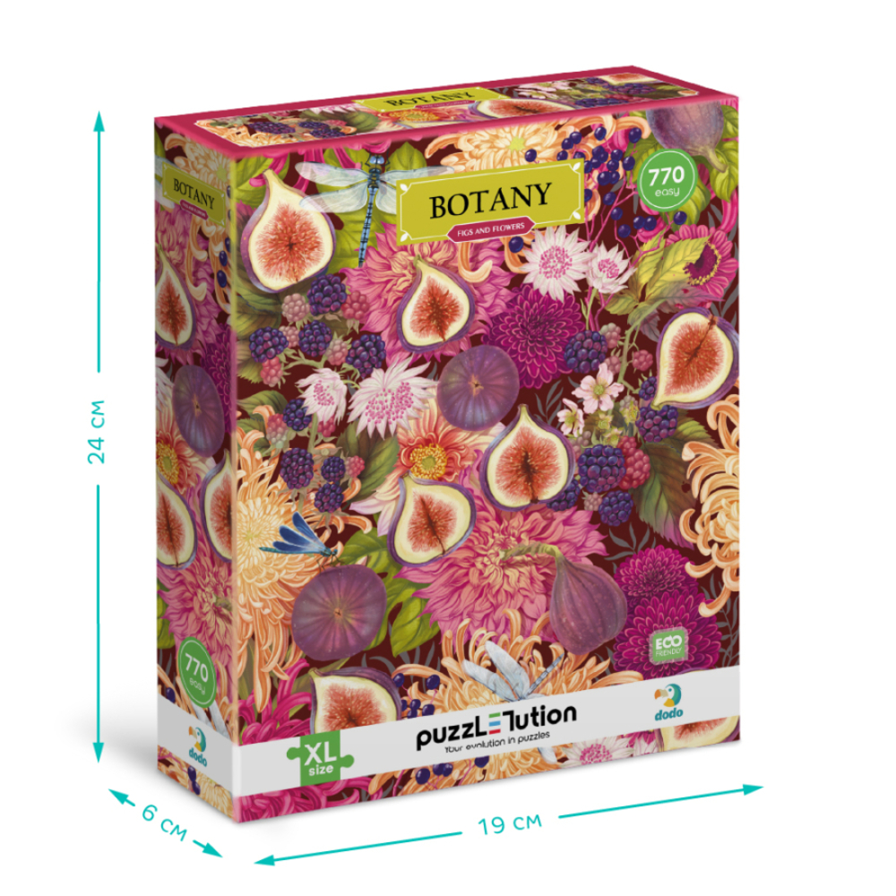Фото, Видеообзоры пазл dodo ботаніка інжир та квіти