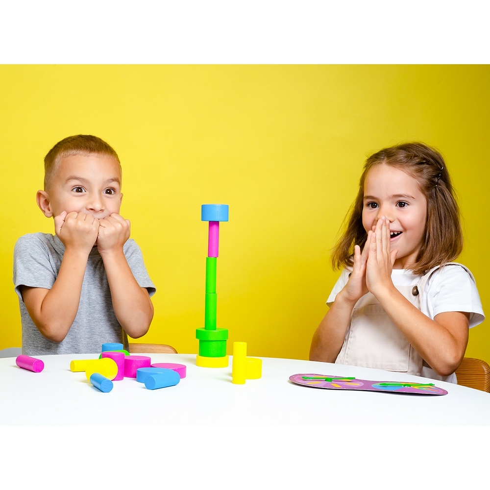 Фото, Видеообзоры гра настільна з дерев'яними фігурками «wiggle waggle» rw2020