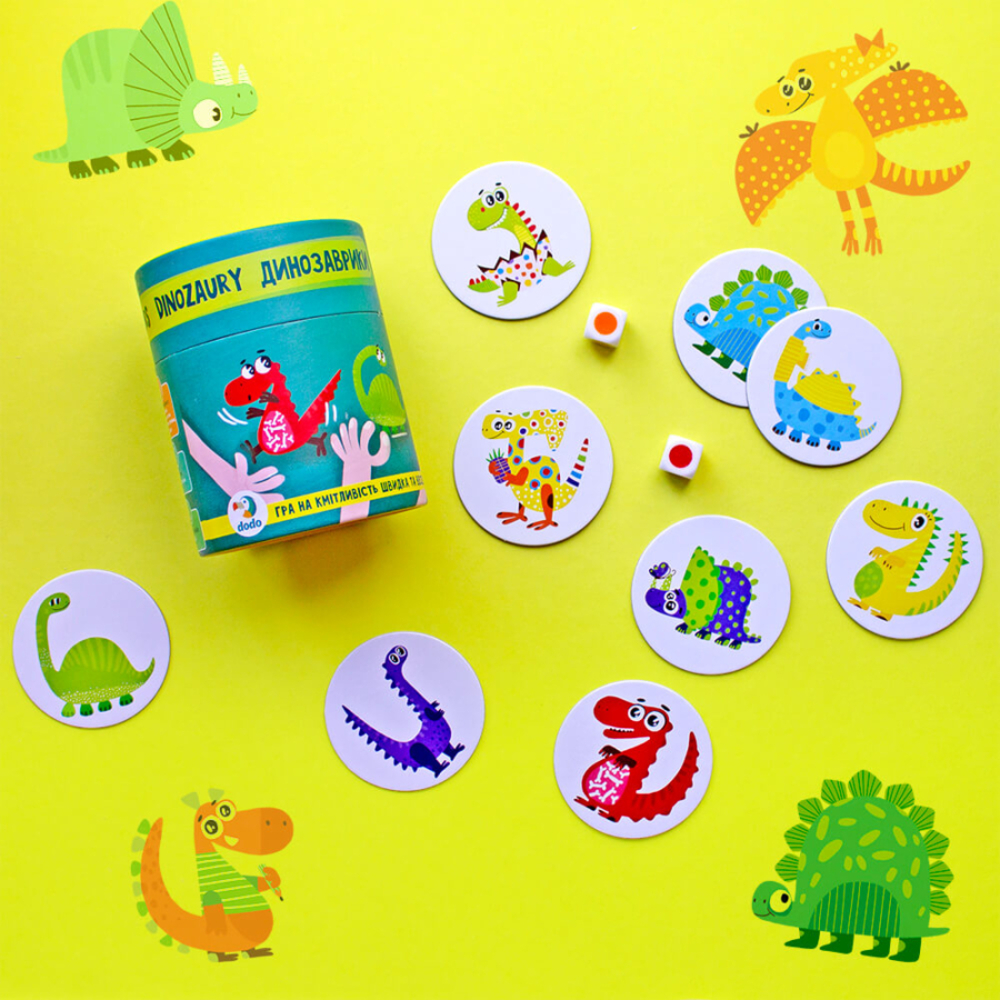 Фото, Відеоогляди настільна гра dodo динозаври