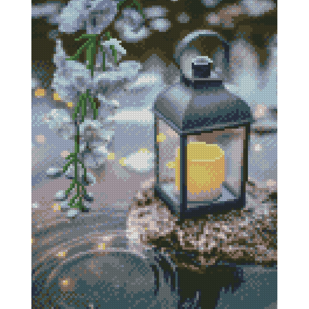 Фото, Видеообзоры алмазна мозаїка strateg преміум ліхтарик розміром 30х40 см (hx515)