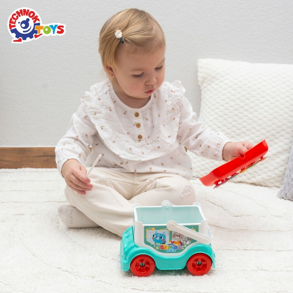 Фото, Відеоогляди іграшка «автобус-ксилофон технок», арт.9857