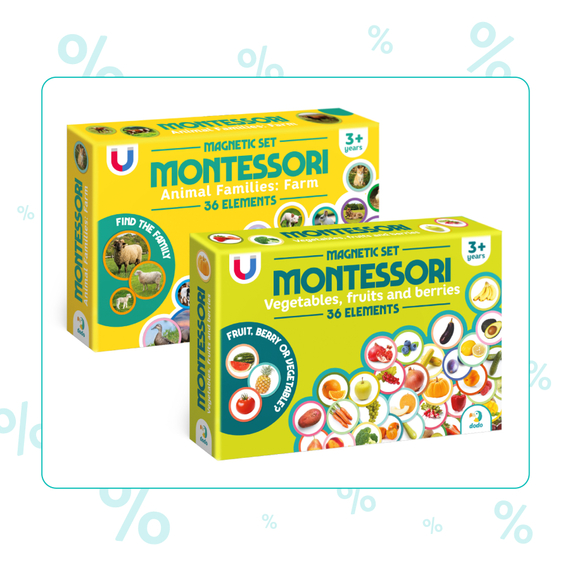 Набір магнітних ігор Dodo Монтессорі