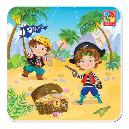 Фото, Видеообзоры гра розвиваюча vladi toys м'які магнітні пазли малюк зможе "пірати" vt3204-20