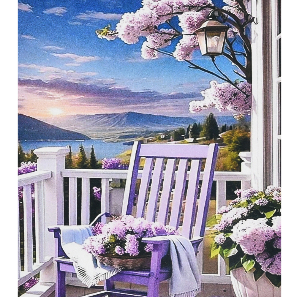 Фото, Видеообзоры алмазна мозаїка strateg преміум миті спокою розміром 40х50 см (sk88284)