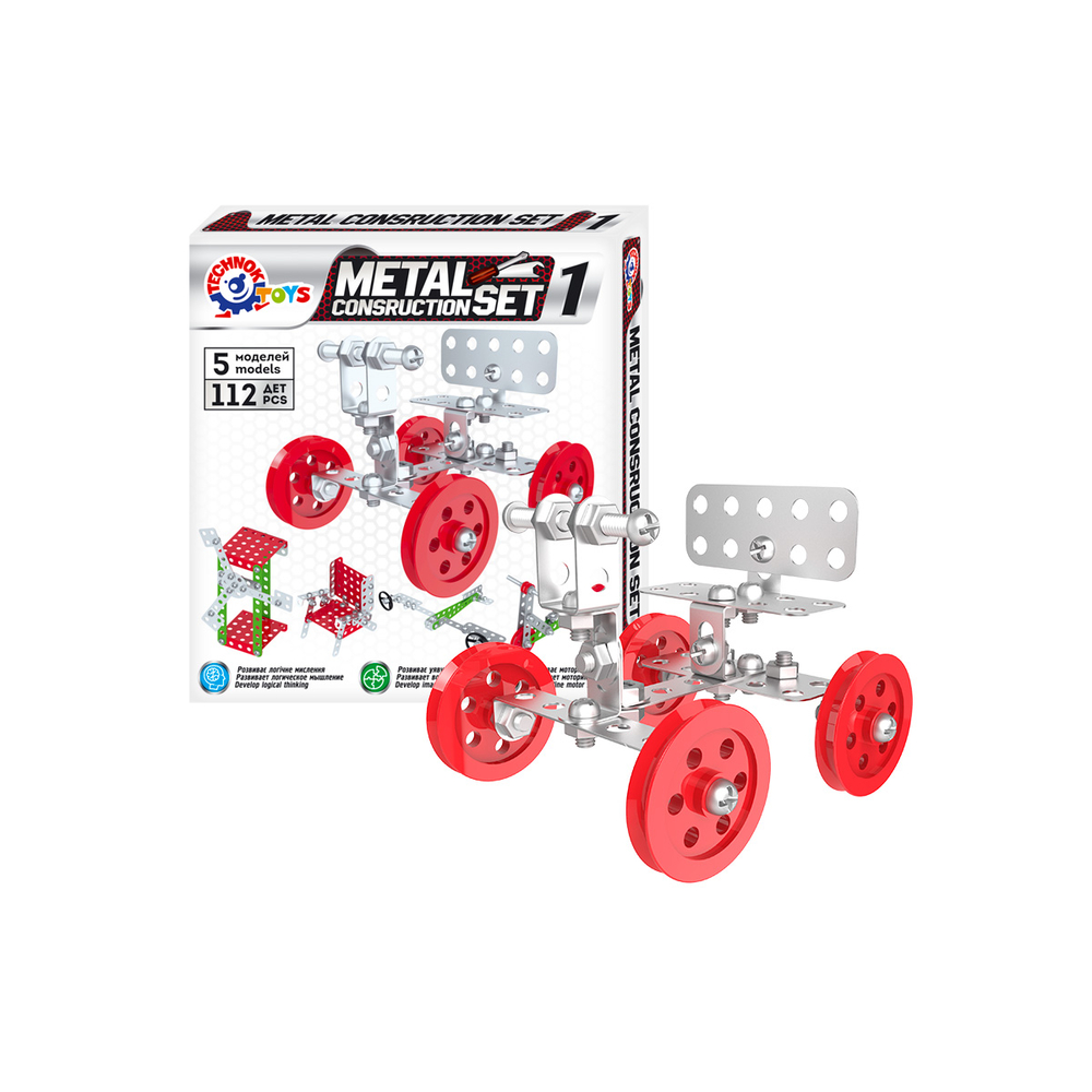 Фото, Відеоогляди іграшка "конструктор металевий технок", арт.6399