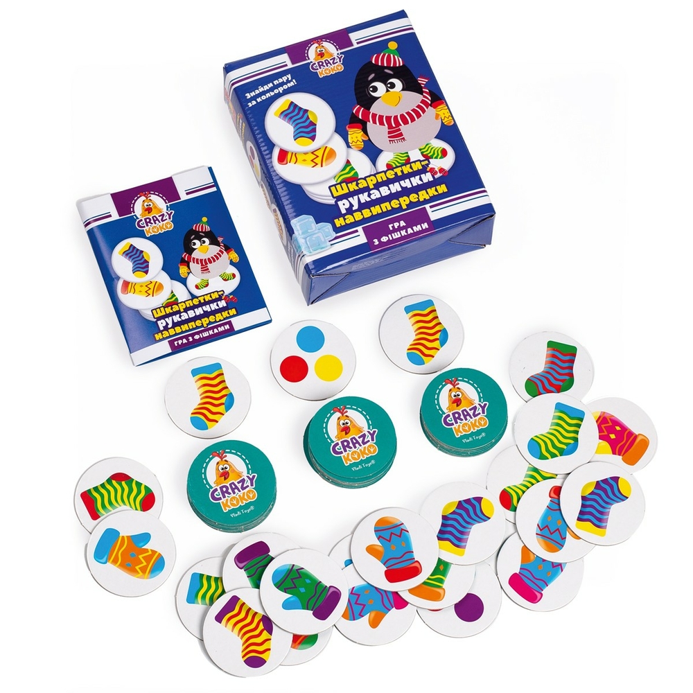 Фото, Відеоогляди гра настільна vladi toys розважальна crazy koko «шкарпетки-рукавички» vt8025-05