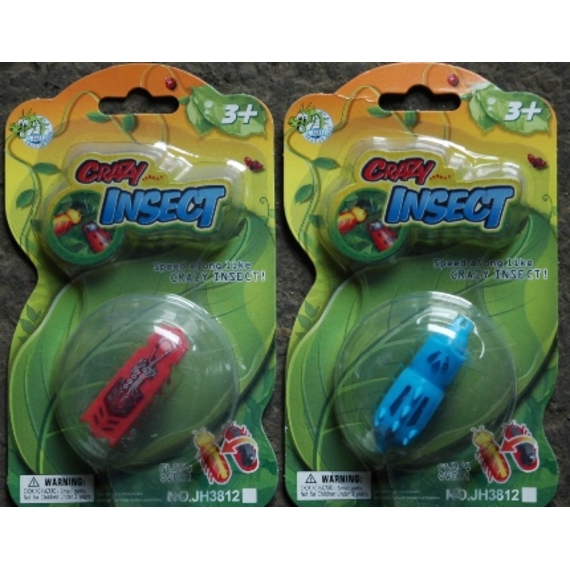 Жук JH 3812 (720шт) 2 вида, 4 цвета, вибро, 36 шт в дисплее, 33-23-16см