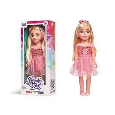 Лялька арт. КН40/003(8шт) Beauty Star Party Time, лялька 46см