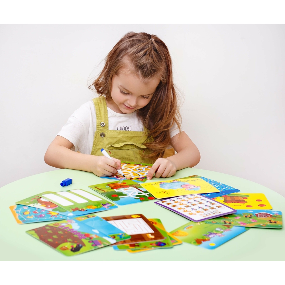 Фото, Видеообзоры гра настільна «пиши та витирай. ферма» vt5010-19