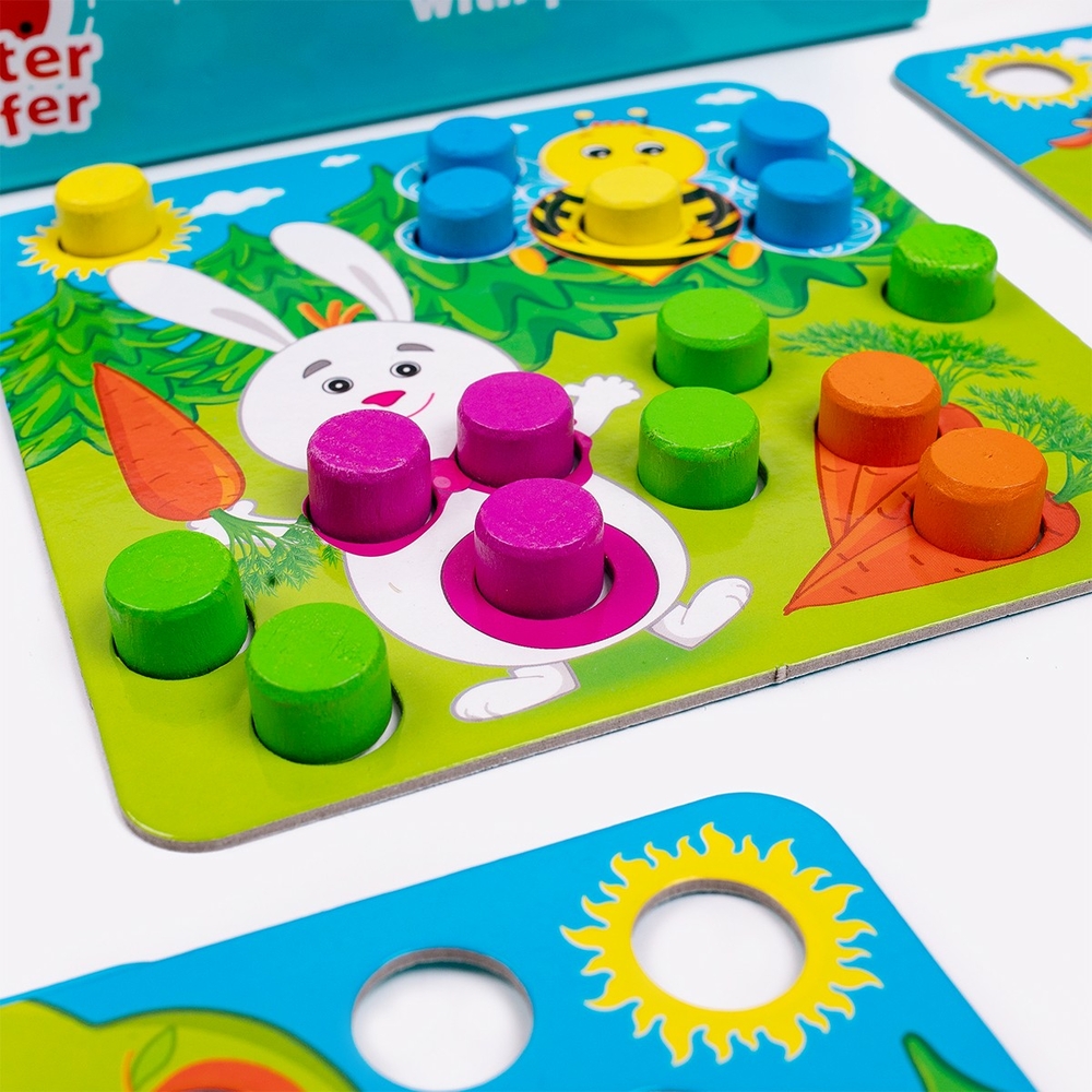 Фото, Відеоогляди дерев'яна мозаїка з мішечком. «ферма» rw4003