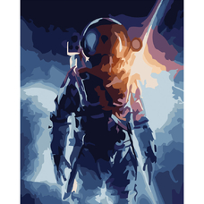 Картина за номерами Strateg ПРЕМІУМ Космонавт в небі розміром 40х50 см (GS524) Картина за номерами Strateg ПРЕМІУМ Космонавт в небі розміром 40х50 см (GS524)