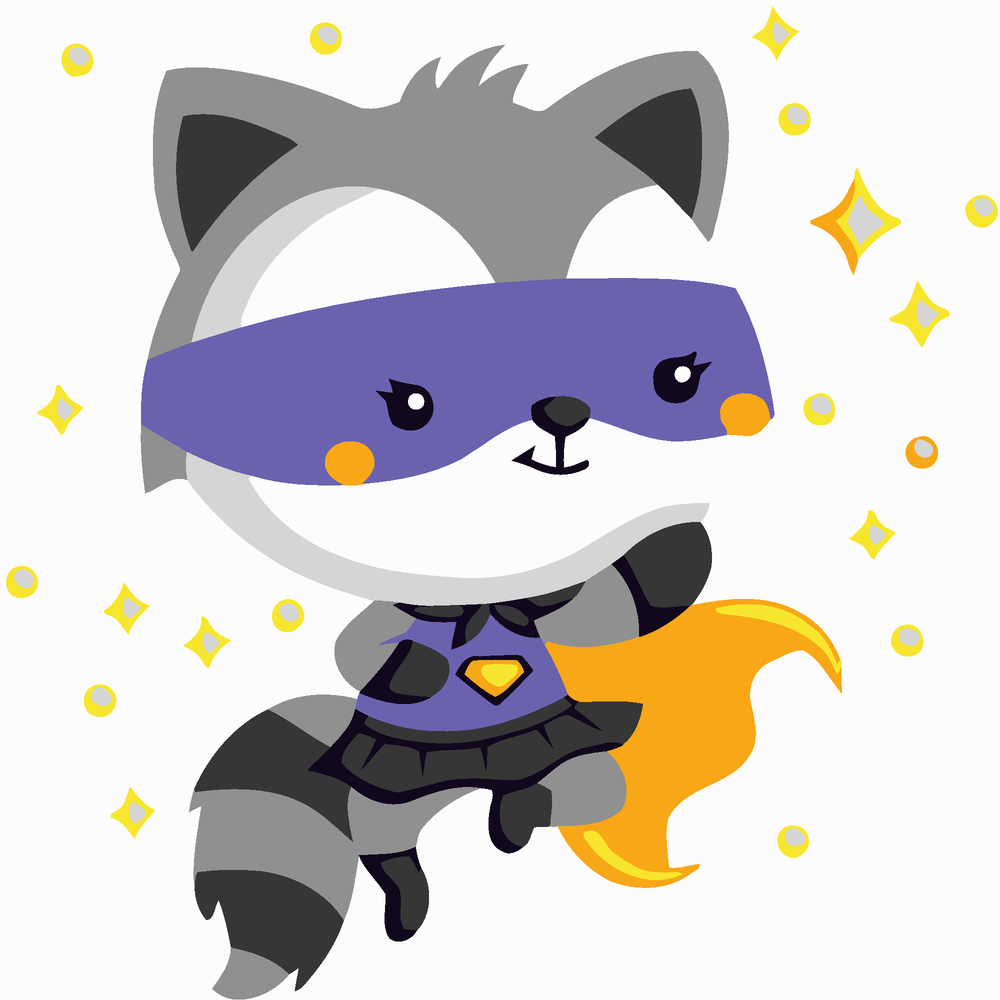 Фото, Видеообзоры картина за номерами strateg єнот-супергерой розміром 20х20 см (hh7075)