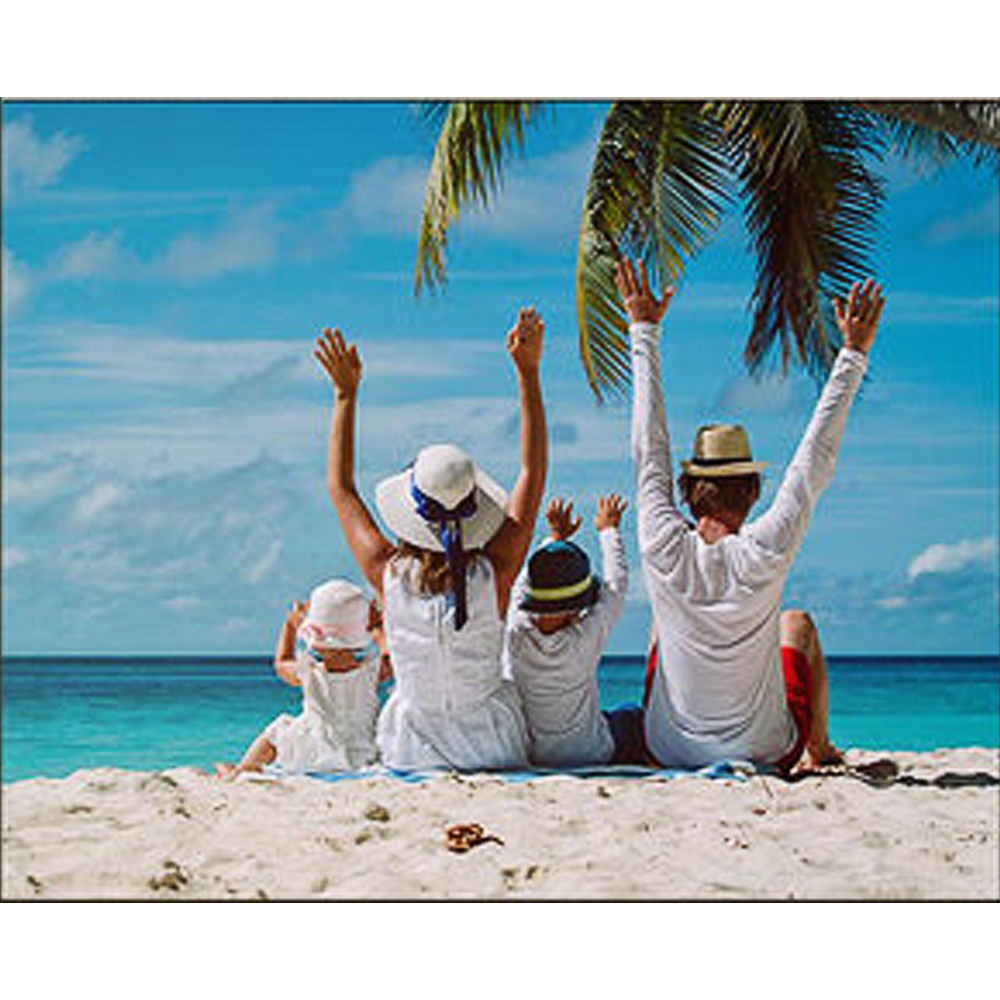 Фото, Видеообзоры алмазна мозаїка strateg преміум сімейний відпочинок розміром 30х40 см (heg86869)