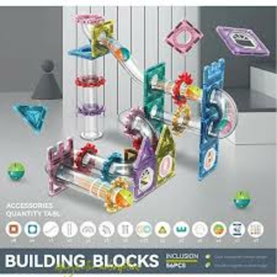 Конструктор 6618А (36/2) магнітний, лабіринт, 56 деталей, кульки, у боксі