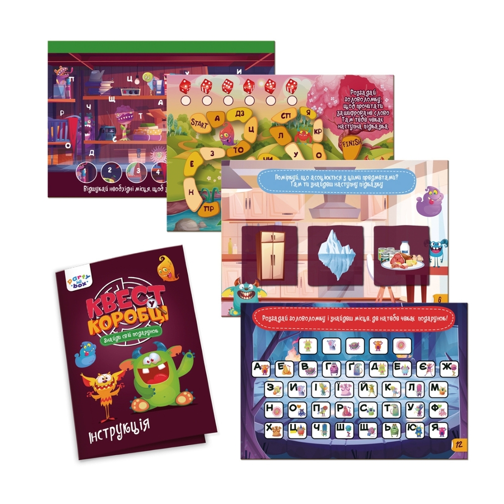 Фото, Відеоогляди гра настільна vladi toys розважальна. квест у коробці монстри vt5902-02