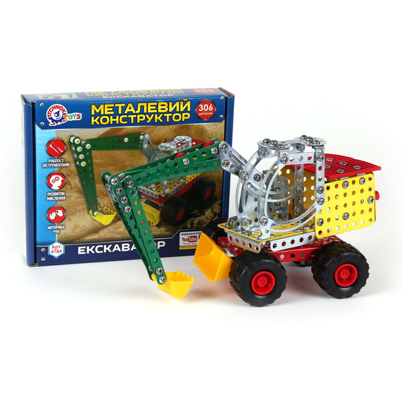 Конструктор металевий Екскаватор ТехноК 4784