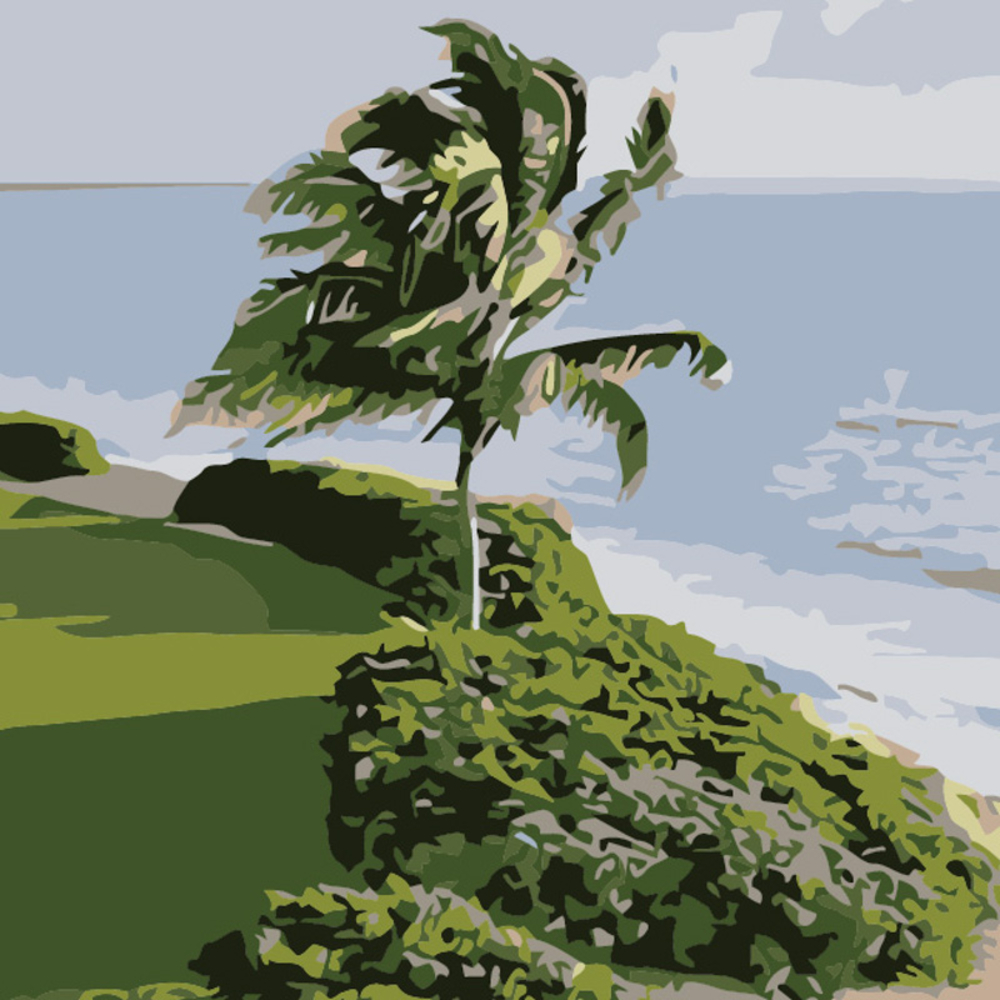 Фото, Видеообзоры картина за номерами strateg на схилах океану розміром 20х20 см (hh5790)