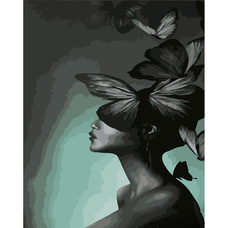 Картина за номерами Strateg ПРЕМІУМ Думки-метелика з лаком розміром 30х40 см (SS6758) Картина за номерами Strateg ПРЕМІУМ Думки-метелика з лаком розміром 30х40 см (SS6758)