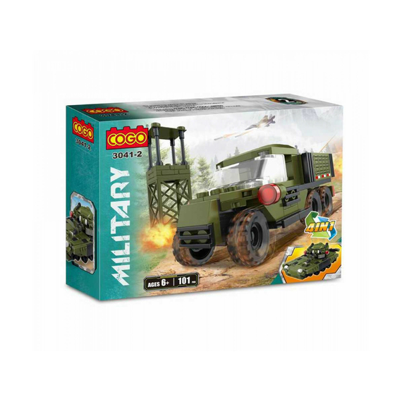 Конструктор Cogo Military Військова техніка 3041, армія, 101-124 деталі