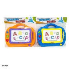 Дошка 169 для малювання кольорова з печатками 2 кол.кул.31*2*29/96/ Дошка 169 для малювання кольорова з печатками 2 кол.кул.31*2*29/96/