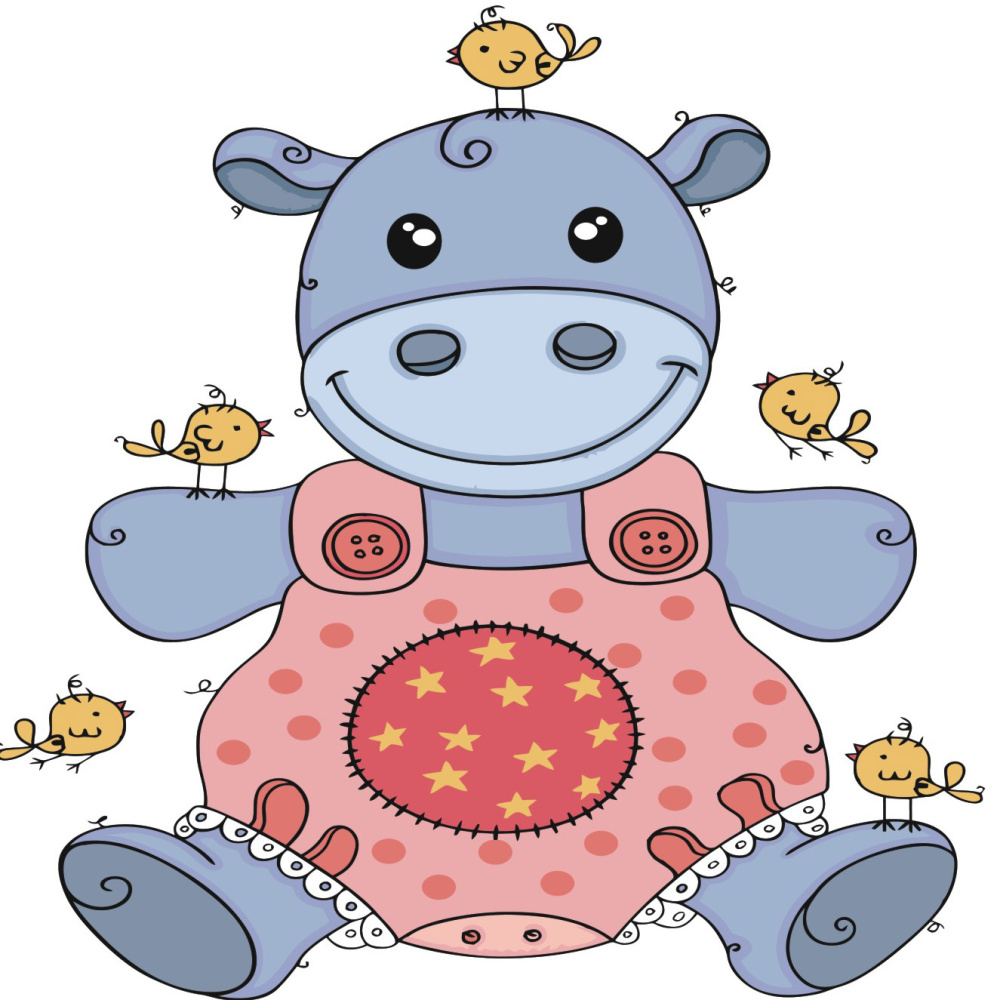 Фото, Видеообзоры картина за номерами strateg преміум бегемотик з лаком розміром 30х30 см es105