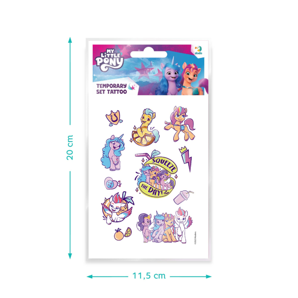 Фото, Відеоогляди набір дитячих тимчасових татуювань dodo my little pony друзі
