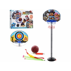 Баскетбольне кільце М 5963 (30шт) стійка 160см дарт+лук, насос, мяч, кор.51-36-7см