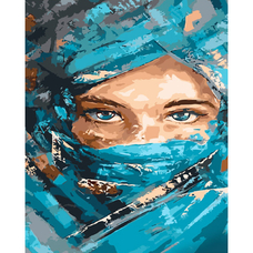 Картина за номерами Strateg ПРЕМІУМ Таємничий погляд розміром 40х50 см (GS625) Картина за номерами Strateg ПРЕМІУМ Таємничий погляд розміром 40х50 см (GS625)