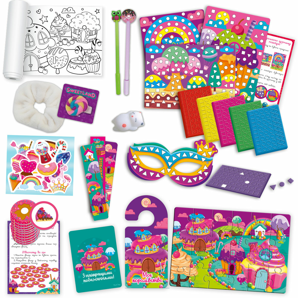 Фото, Видеообзоры набір для творчості vladi toys з сюрпризами «королівство солодощів» vt8080-04