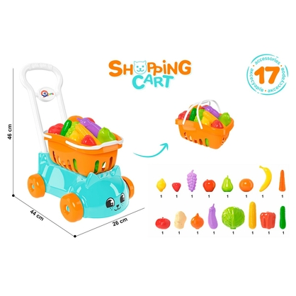 Фото, Видеообзоры іграшка "візочок для супермаркету технок", арт.7570