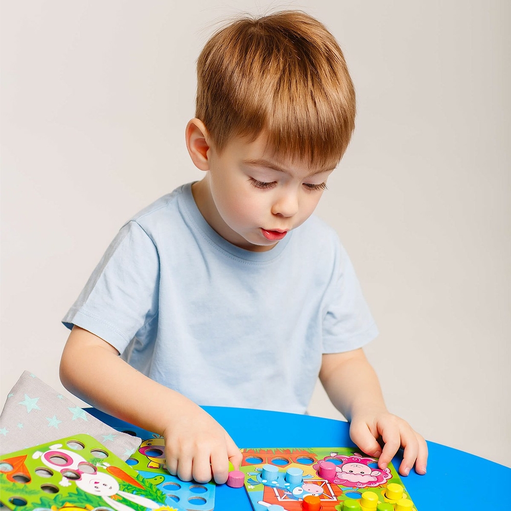 Фото, Відеоогляди дерев'яна мозаїка з мішечком. «ферма» rw4003