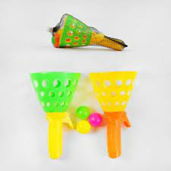 Пастка XJS316 (168) 2 кольори, 3 м'ячики, запускач, в сітці