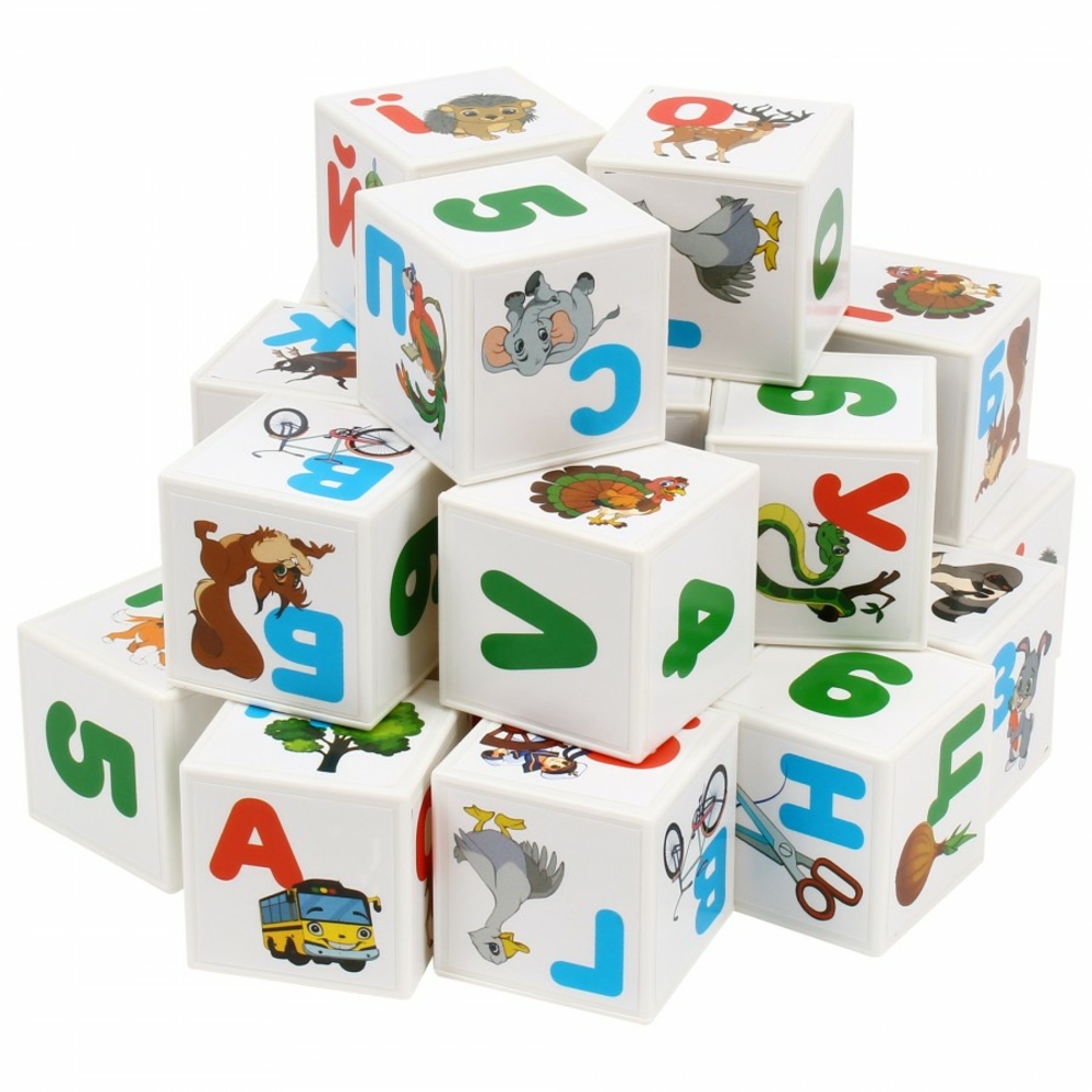 Фото, Видеообзоры іграшка кубики "абетка+ арифметика технок", арт.2728