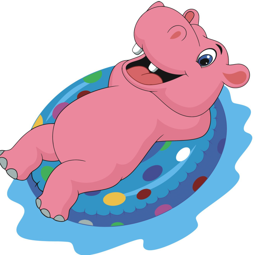 Фото, Відеоогляди картина за номерами strateg преміум бегемотик на кругу з лаком розміром 30х30 см es095