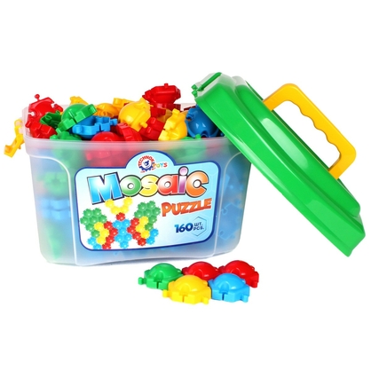 Фото, Видеообзоры іграшка мозаїка-пазли "килимок технок", арт.3626