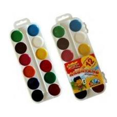 Акварель мед.н/сух.12кол.без пенз