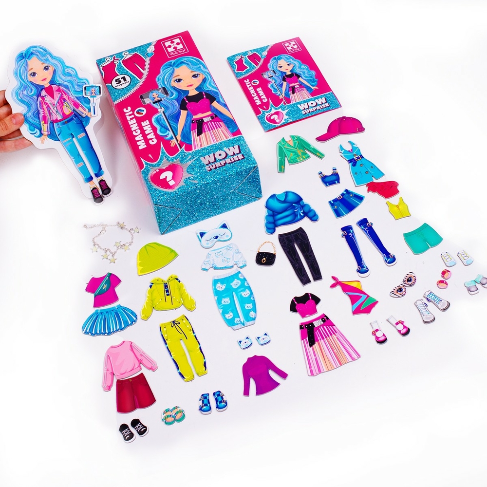 Фото, Відеоогляди гра магнітна одягалка wow surprise «blogger» vladi toys vt3210-12