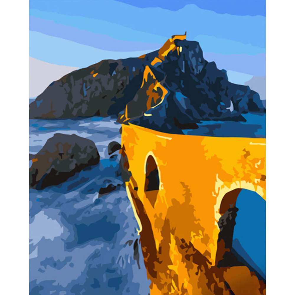 Фото, Відеоогляди картина за номерами strateg преміум фантастичні скали розміром 40х50 см (gs722)