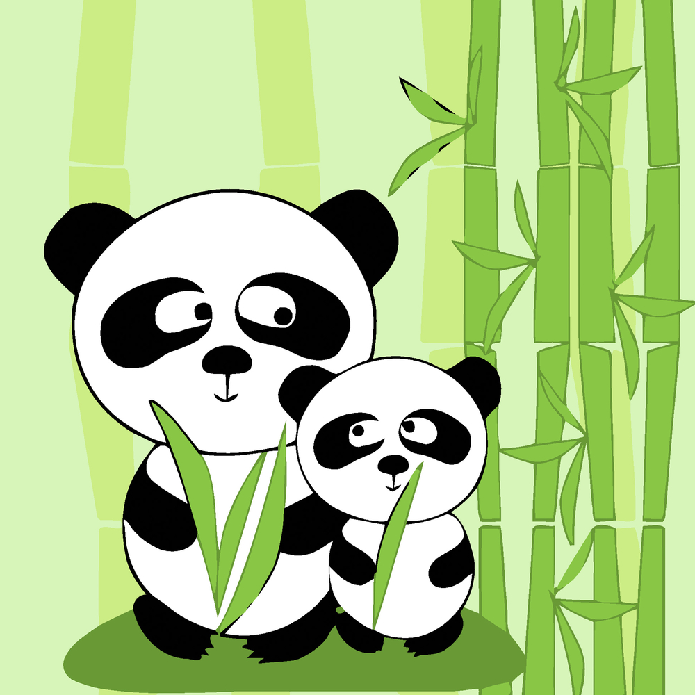 Фото, Видеообзоры картина за номерами strateg милі пандочки розміром 20х20 см (hh7040)