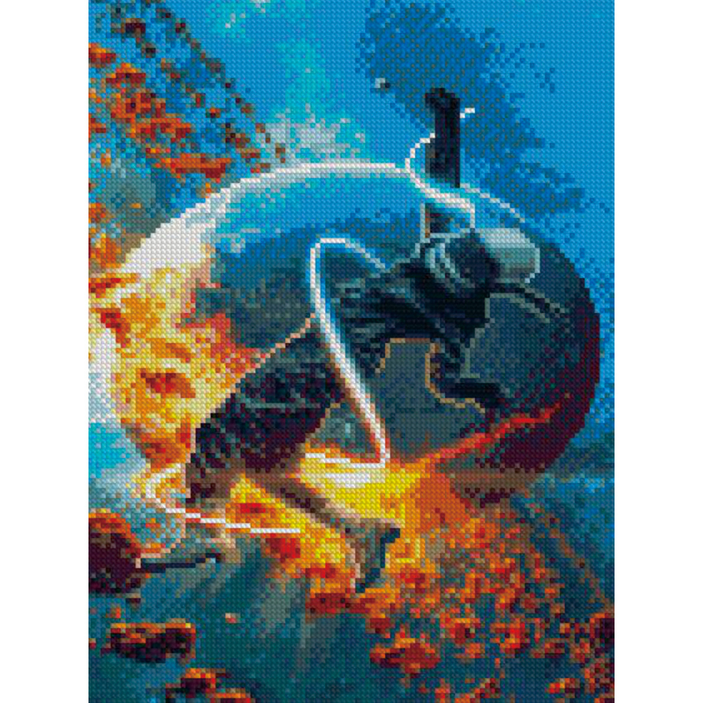 Фото, Видеообзоры алмазна мозаїка strateg преміум космічна невагомість 30х40 см hx117