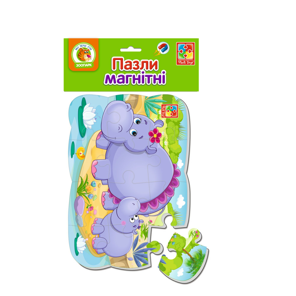 Фото, Видеообзоры магнітні пазли а5 «бегемотики» vt3205-76
