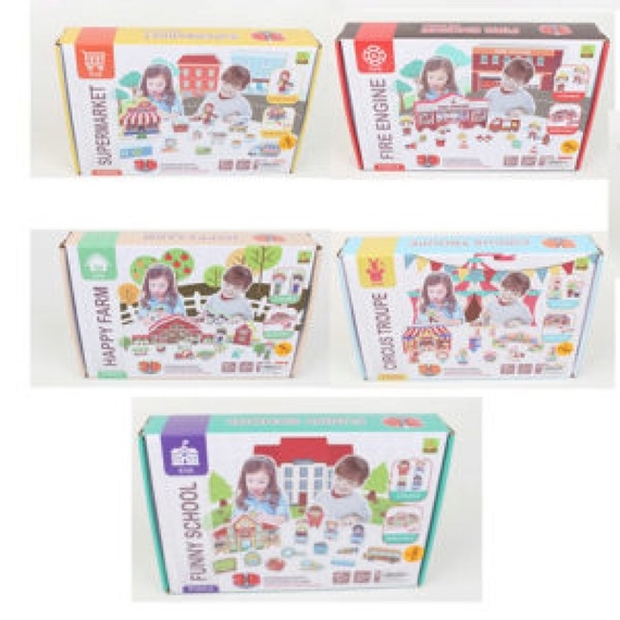 Гра 8925-6-7-30-1 для купання пазли 5 видів у коробці